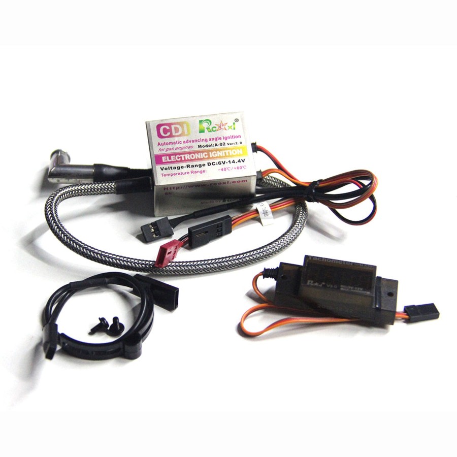 Rc Engine & Model Engine DIY | Cdi Hall Sensor Tachometer For Toyan Gasoline Engine / Methanol To Gasoline Engine Model