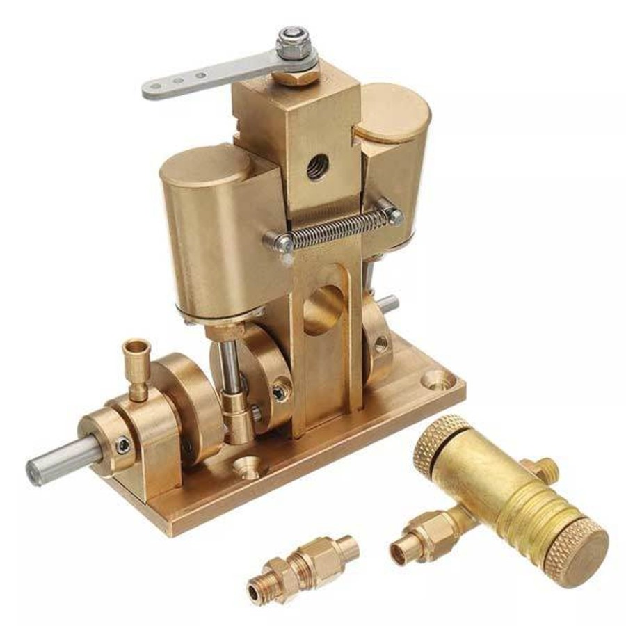 Model Engine Engine DIY | Microcosm M36 Miniature Steam Engine Twin Cylinder Steam Engine Model Toy Gifts