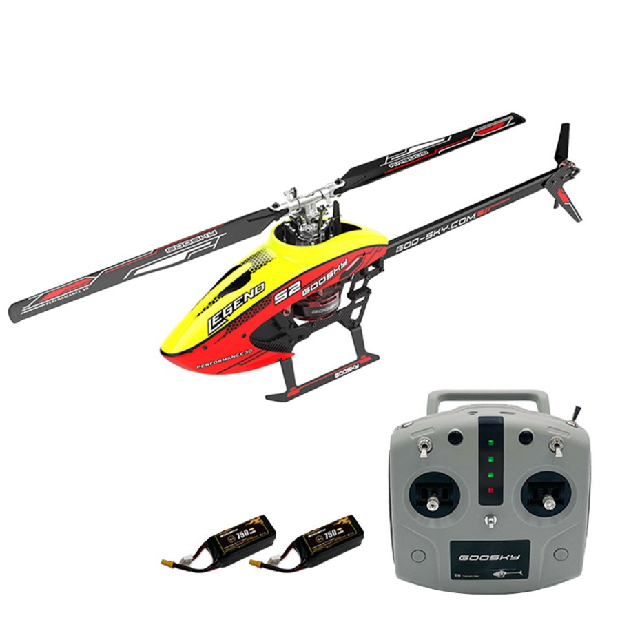 Rc Engine & Model Engine DIY | Goosky S2 Rc Plane 6Ch 3D Aerobatic Dual Brushless Direct Drive Motor Rc Helicopter Model - Rtf Version