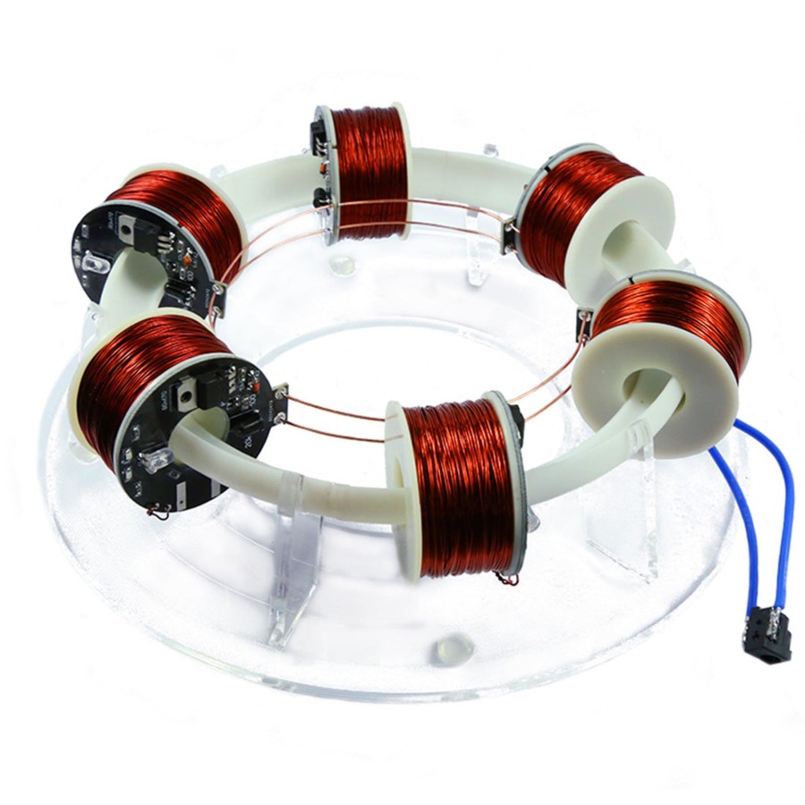 Stem Model enginediy | Stark 6 Coils Ring Accelerator Cyclotron High-Tech Physics Model