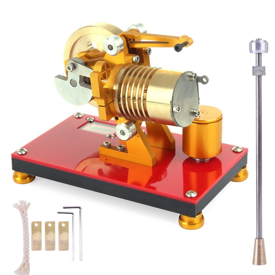 Stem Model enginediy | Saihu Sh-05 Vacuum Engine Fame Eater Engine 2000Rpm Flame Licker Engine Model Educational Toy