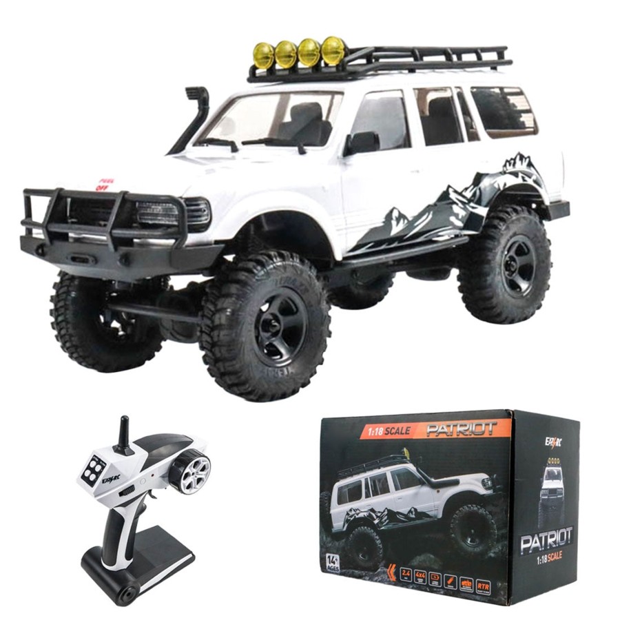 Rc Engine & Model Engine DIY | Eazyrc Patriot Snow Storm 1:18 2.4G 4Wd Rc Car Off-Road Crawler Vehicle With Intelligent Lighting - Rtr