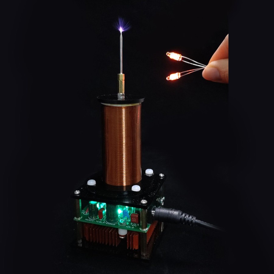 Stem Model enginediy | Music Tesla Coil Singing Loudspeaker Plasma Speaker With 24V Power Adapter