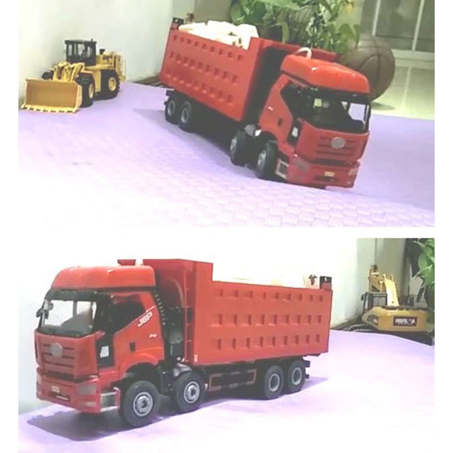 Rc Engine & Model Engine DIY | 1/24 Rc Truck 2.4G Full Scale Rc Hydraulic Simulation 4 Front 8 Back Dump Truck Heavy Truck Model 2-Speed Gearshift Rtr