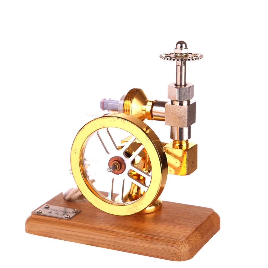 Model Engine Engine DIY Single Cylinder Stirling Engine | Free Piston Stirling Engine Motor Model Speed Adjustable Stem Toy Gift For Children Adults