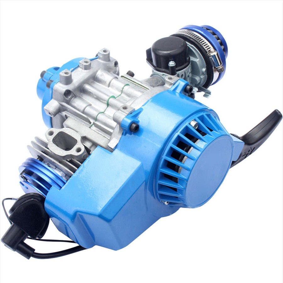 Model Engine enginediy | 80Cc Mini 2-Stroke Cnc Single-Cylinder Pull-Start Gasolin Internal Combustione Engine For Beach Motorcycle Modification/Bicycle Assist