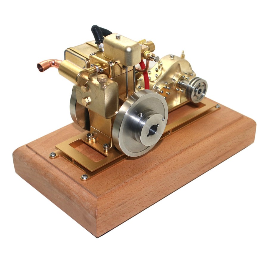 Model Engine enginediy | M12B-P90 1.6Cc Single-Cylinder 4 Stroke Water-Cooled Gasoline Engine Model With Gear Reducer Speed Adjustable