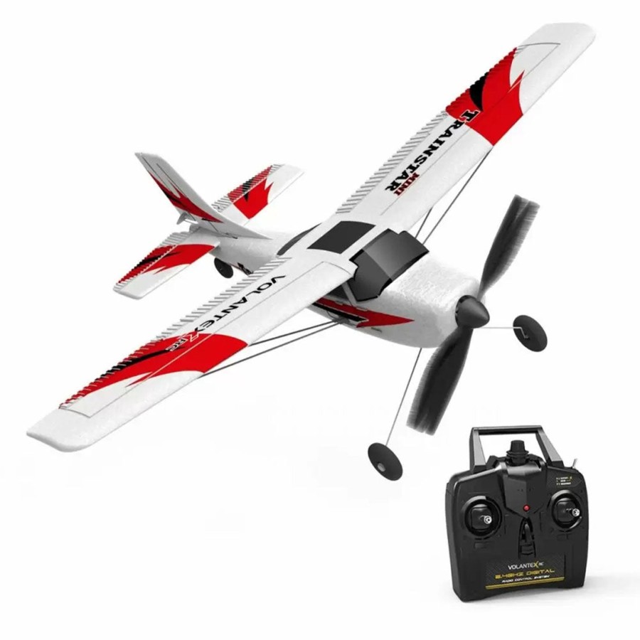 Rc Engine & Model Engine DIY | Volantexrc Trainstar 400Mm Wingspan Glider 2.4G 3Ch Rc Airplane Fixed Wing Aircraft With Xpilot Gyro System For Beginner - Rtf