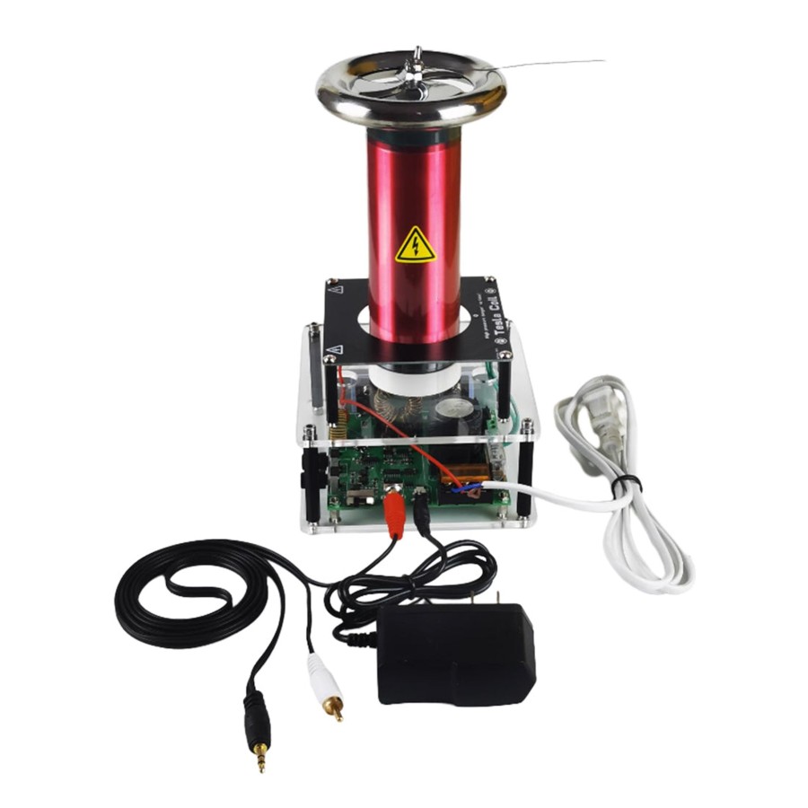 Stem Model enginediy | Mini Solid-State Integrated Tesla Coil With Arc Music Playback Experimental Science Creative Gift