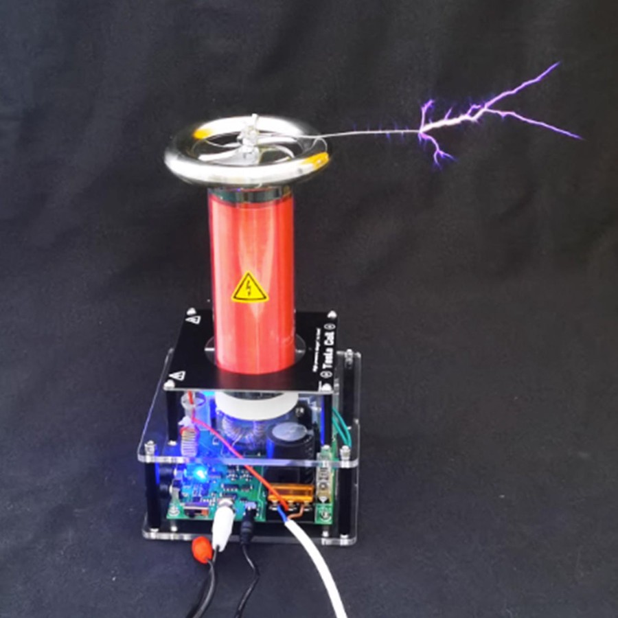 Stem Model enginediy | Mini Solid-State Integrated Tesla Coil With Arc Music Playback Experimental Science Creative Gift