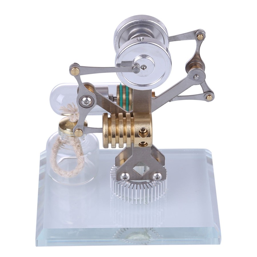 Model Engine Engine DIY Stirling Engine & Parts | Miniature Stirling Engine Model Balance Stirling Engine Kit Science Toy Enginediy