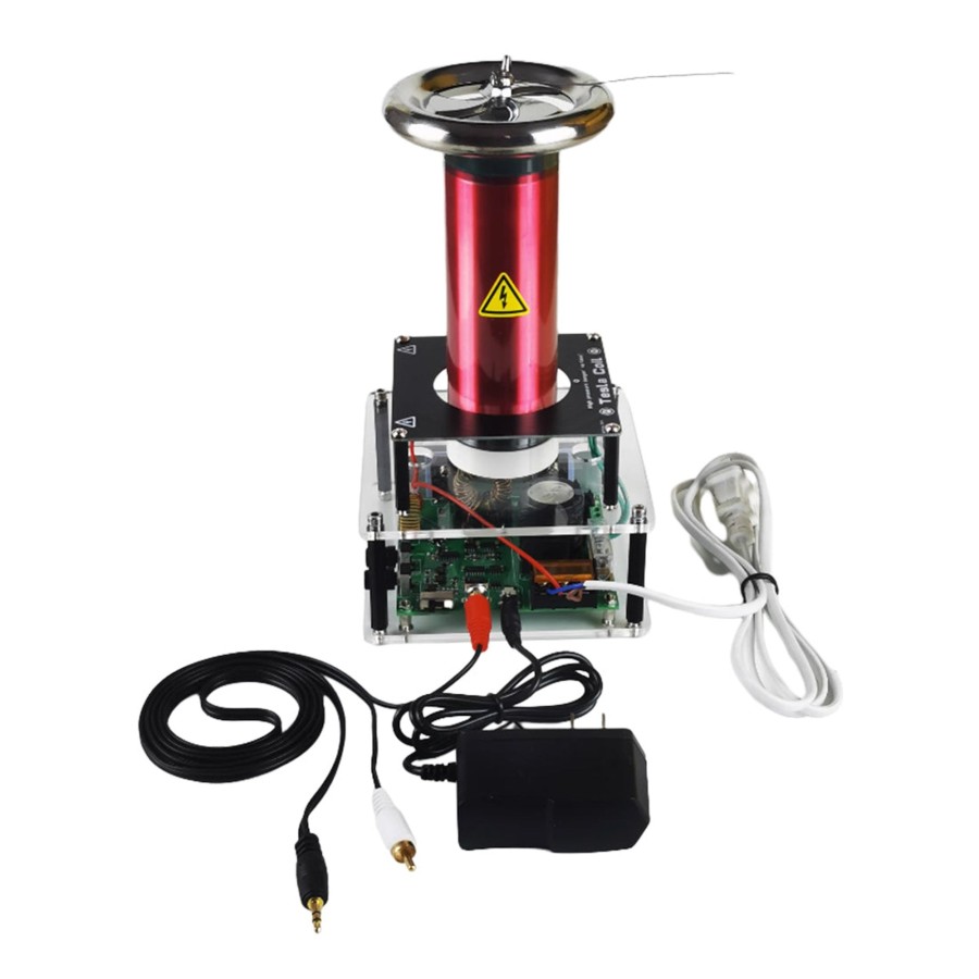 Stem Model enginediy | Mini Solid-State Integrated Tesla Coil With Arc Music Playback Experimental Science Creative Gift