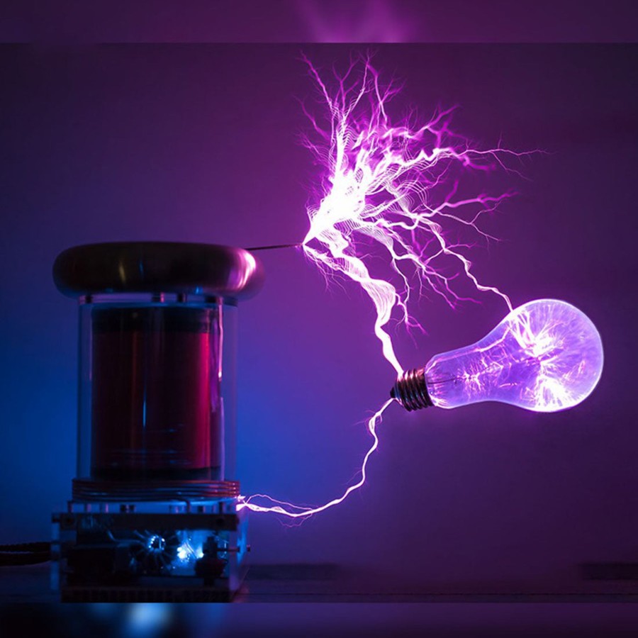 Stem Model enginediy | Tesla Music Coil With 20Cm Lightning Storm Experimenting Device Teaching Tool Desktop Toy