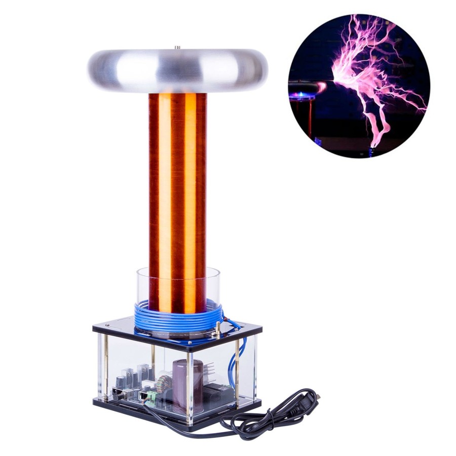 Stem Model enginediy | Musical Tesla Coil Singing Plasma Arc Speaker Thoramin Wireless Transmission Experiment Desktop Toy Model