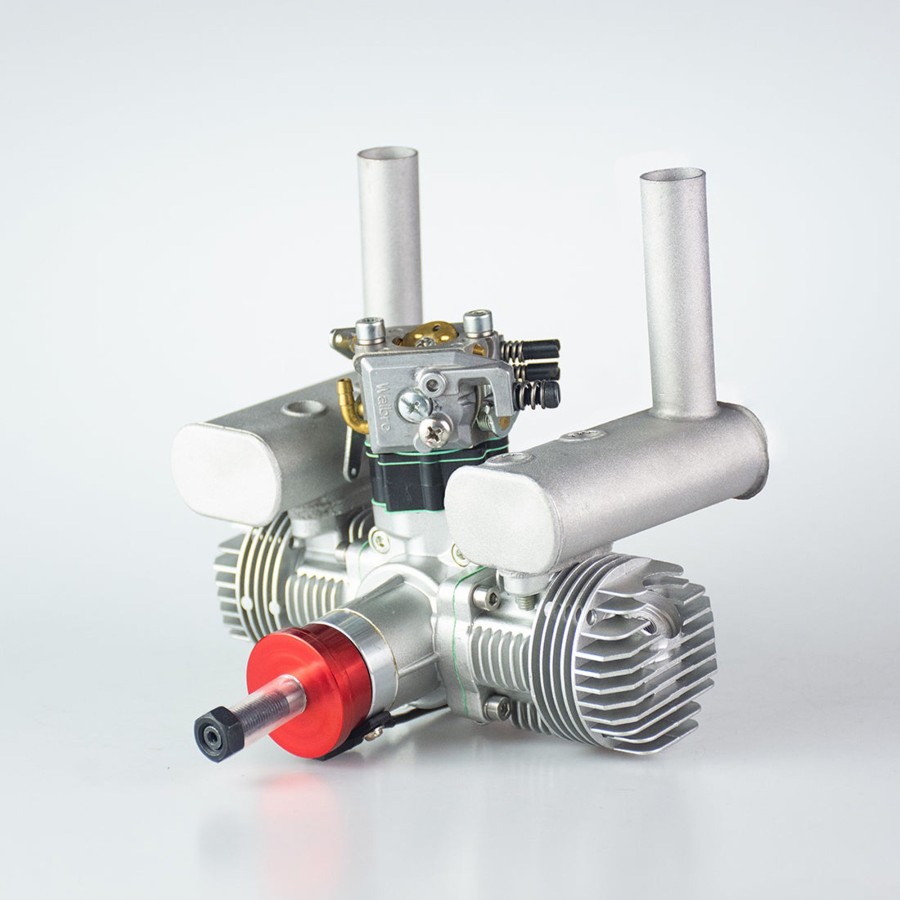 Rc Engine & Model Engine DIY | Rcgf 31Cc Twin Air Cooled Double-Cylinder 2-Stroke Piston Valve Gasoline Engine For Rc Fixed Wing Model Airplane