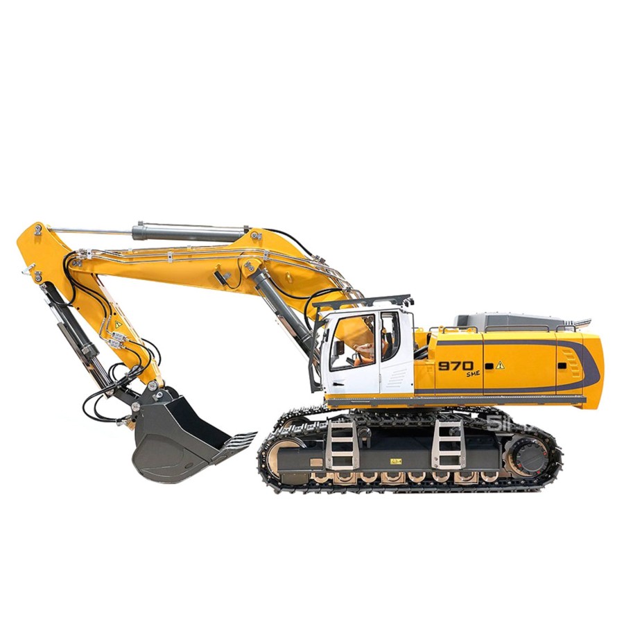 Rc Engine & Model enginediy | Huina Kabolite K970 1/14 2.4G Rc Excavator Hydraulic Fully Metal Remote Control Excavator Construction Vehicles Mechanical Model Toy - Rtr