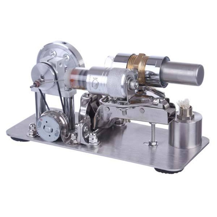 Model Engine enginediy Hot Air Stirling Engine | Hot Air Stirling Engine Motor Model Brass Cylinder Electricity Generator Stem Toy